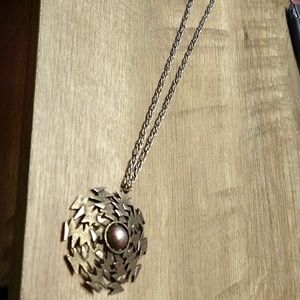 Silvertone Fashion Necklace